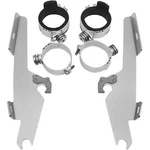 Memphis Shades Polished Batwing / Fats Slim Mount For Yamaha V-star 98-15. Fixed Price $159.95.