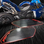 Tank Side Knee Stomp Protector Guard Pad 09-14 Yamaha YZFR1 Black+chrome Red. Fixed Price $18.98.