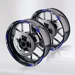Blue 17'' Rim Wheel Sticker Decal Strip Tape P05B For Yamaha Fzs 600. Fixed Price $35.32.