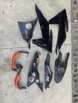 Ufo Plastics Ktm Black With Acerbis Handguards Orange Headlight. 250 Sx-f. Fixed Price $79.99.