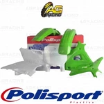 Polisport Plastics Box Kit For Kawasaki Kx 125 250 Oem Colours 1996-1998. Fixed Price $137.43.
