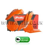 Ktm 250SXF 2007-2010 Orange Polisport Plastics Kit Fairing Panel Set. Fixed Price $154.03.