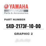 Yamaha Genuine Oem Parts Graphic 5XD-2173F-10-00 For YZ250F. Fixed Price $80.55.