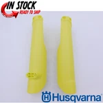 New Husqvarna Fork Guard Protection Yellow Fe Fc Fx Tx 18-22 25001094100DB. Fixed Price $40.99.