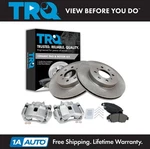 Trq Front Brake Calipers Ceramic Pads & Rotors Fits 2009-2013 Honda. Fixed Price $204.95.