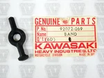Kawasaki Nos New 92072-069 Side Cover Band KX400 KX250 KX125. Fixed Price $49.99.