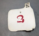 Yamaha YZ125 YZ250 YZ490 Oem Front Number Plate 1985-1990. Fixed Price $23.00.