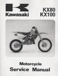 1991-1997 Kawasaki Motorcycle KX80, KX100 Service Manual 99924-1144-04 (226). Fixed Price $39.58.