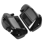 Motorcycle Fairing Lowers Vivid Black Air-cooled Vented Leg Harley Touring. Fixed Price $160.99.