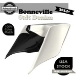 Bonneville Salt Denim Extended Stretched Side Cover Fits For Harley Touring 14+. Fixed Price $479.00.