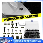 Complete Screws Fairing Bolt M5 M6 Black For Kawasaki Ninja 300 400 650 1-5SET. Fixed Price $219.82.