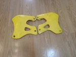 Ufo Yellow Radiator Covers Shrouds Fits Vintage Suzuki RM125/250 96-98. Fixed Price $59.98.