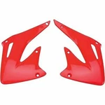 Ufo Plastics Radiator Covers 02-04 Honda CRF450R Red HO03693-070 12-223-68. Fixed Price $37.39.