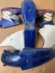2001 Suzuki DRZ400 Plastics Kit Front Rear Fender Side Panels Radiator Shrouds. Fixed Price $150.00.