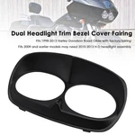 Dual Headlight Trim Bezel Cover Fairing For Road Glide 1998 2013 Matte Black. Fixed Price $67.99.