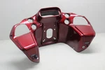 2011 Harley Road Glide Cvo Ultra Fltruse Front Upper Fairing Nose Windshield. Fixed Price $225.00.