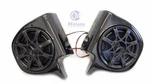 Vivid Black 6.5" Pods W/speakers 4 Harley Touring Vented Lower Fairing. Fixed Price $109.00.