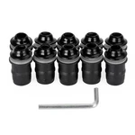 Motorcycle Wind Screen Shield Alu M5X16MM Screw Bolt Washers Kit Black 10 Pack. Fixed Price $10.65.