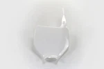 Ufo White Front Number Plate Fits Kawasaki KX125/250, KX250 F, KX450. Fixed Price $28.95.