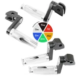 40MM Riser Silver Mfp Front Rear Footpegs For CBF600 N/s 04 05 06. Fixed Price $113.26.