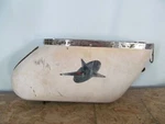 Vtg Harley Davidson Panhead Original Bubble Bag Bottom Right Side. Fixed Price $125.00.
