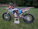 Racing Graphics Kit Fits Ktm 13-15 Sxf Xcf 125 150 200 250 300 450 Decal. Fixed Price $99.99.