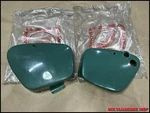 Nos Honda C50 C65 C70 Side Cover Box Tool Green Pair , Genuine Japan. Fixed Price $100.80.