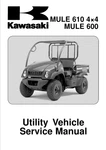 Kawasaki 2005-2016 Mule 600 610 4X4 KAF400 Service Manual 99924-1349-14. Fixed Price $33.25.