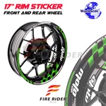 Rim Wheels Decal Tire Sticker Custom AA01 Moto Tape Solid For Yamaha Suzuki. Fixed Price $31.25.