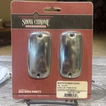 Nos Show Chrome Master Cylinder Top Covers Motorcycle Street Bike 2-288 Yamaha. Fixed Price $22.00.