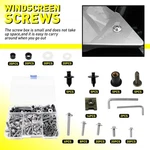 Motorcycle Complete Fairing Bolts Kit Bodywork Screw Nut Set M5 M6 190PCS Silver. Fixed Price $21.84.
