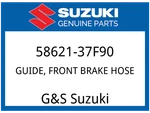Suzuki Oem Part 58621-37F90 Guide, Front Brake Hose. Fixed Price $12.87.