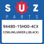 94480-15H00-4CX Suzuki Cowling,under,l(black) 9448015H004CX, New Genuine Oem Par. Fixed Price $1257.12.