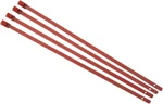 Cycle Performance Stainless Steel Tie Wraps 8" Red Pk CPP/9074. Fixed Price $10.40.