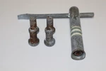 Oem 1983-1989 Lincoln Ford Mercury Wire Spoke Locking Hubcap Key With Bolts. Fixed Price $39.95.