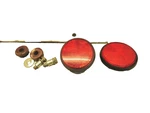 1972 Kawasaki S2 Mach Ii Triple Oem Reflectors (2) PAIR/#53043-001-84. Fixed Price $49.48.