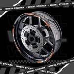 Orange 17'' Rim Wheel Sticker Decal Strip Tape P05B For Ducati Monster 400. Fixed Price $35.32.