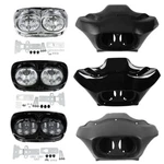 Inner & Outer Fairings Dual Headlight Fit For Harley Road Glide Fltr 1998-2013. Fixed Price $309.80.