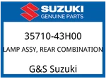 Suzuki Oem Part 35710-43H00 Lamp Assy,rear Comb. Fixed Price $437.80.