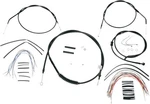 Burly Complete Black Cable Kit For 12" Ape Hanger Handlebars (B30-1008). Fixed Price $213.87.