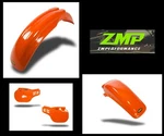 New Honda 1984 Cr 500 Orange Plastic Front And Rear Fender Side Panels. Fixed Price $231.69.