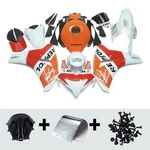 Red Orange White Fairings For 2008-2011 Honda CBR1000RR Injection Abs Bodywork. Fixed Price $404.95.