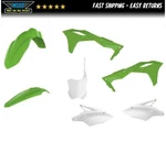 Polisport 90807 2017-2020 Kawasaki KX250F Complete Plastics Kit Body Side Covers. Fixed Price $52.70.