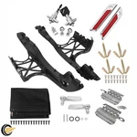One-touch Saddlebag Hardware Hinge Latch Cover Lid Lock For 14-24 Harley Touring. Fixed Price $52.99.