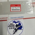 Honda R. Middle Cowl Stripe Oem 64308-MCJ-830ZA Qty 1. Fixed Price $19.99.
