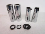 1996-2008 Kawasaki Vn 1500 Nomad Classic Fork Guards Soup Cans Fits. Fixed Price $40.00.