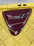 1980 Suzuki GS750L Oem Left Black Side Cover 49100-L *rare*. Fixed Price $80.00.