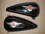 Harley Davidson Softail Fat Boy Flstf 1984-1999 Oem 4.2 Gal Split Fuel Gas Tank. Fixed Price $475.00.