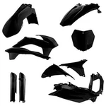Acerbis Full Plastic Kit Black Fits: Ktm 450 Sx-f Factory Edition 2012-2014. Fixed Price $139.88.