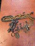 1980 Yamaha IT125 Chain Adjuster Motor Bolts Master Link Sprocket Drum Rubbers. Fixed Price $35.00.